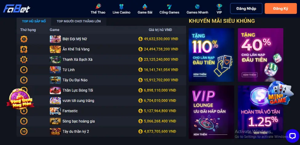Tổng quan sòng bạc trực tuyến 79king1 nổ hũ